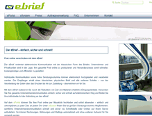 Tablet Screenshot of ebrief.de